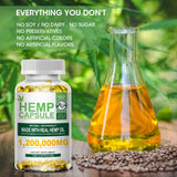 Hemp Oil Capsules - 120 Veggie Softgels