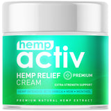 Hemp Cream, Use on Muscles, Infused with Hemp, Menthol, MSM & Arnica, 4 Fl Oz 4 Ounce (Pack of 1)