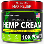 Hemp Cream Maximum Strength (8 oz), Soothes Discomfort on Joint Muscle Shoulder Hip Neck Knee & Back Support,  Made in USA, Instant Lotion Menthol Rub 8 Fl Oz (Pack of 1)