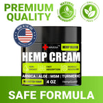 Hemp Cream - Emu Oil & Turmeric - 4oz