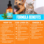 Organic Hemp Seed Oil for Cats & Dogs