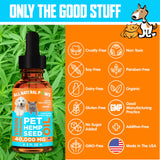 Organic Hemp Seed Oil for Cats & Dogs